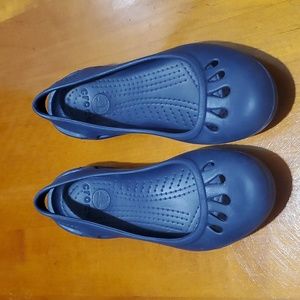 Crocs Malindi Navy Slingback Sandals Size 8